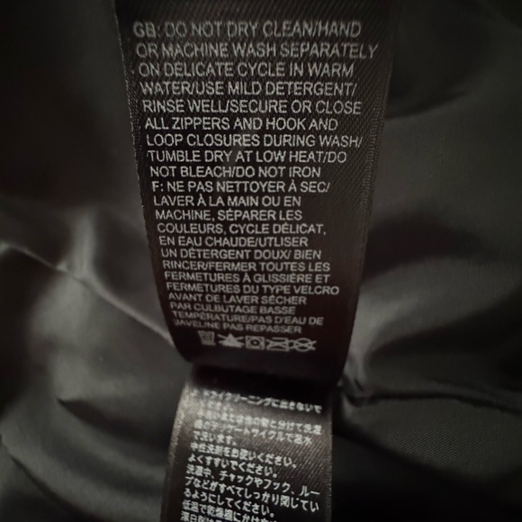 The North Face 550 Puffer Black Down Jacket Womens  XL - Picture 13 of 13